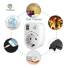 Timer socket, European large screen timer, kitchen timer, European standard switch, electronic timer manufacturer Item Picture
